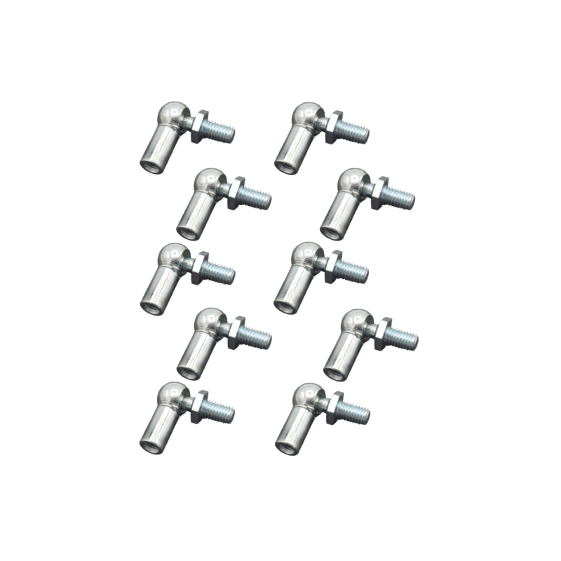 M6 Winkelgelenk Kugelgelenk CS für Gasdruckfeder - M8 Gewindezapfen Kugeldurchmesser 10 mm - 10 Stück - YOU.S Original
