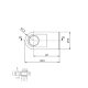 Ringanschluss M8 Ø 8,1 mm Gesamtlänge: 29,5 mm Augenaufnahme für Gasdruckdämpfer - 10 Stück - YOU.S Original
