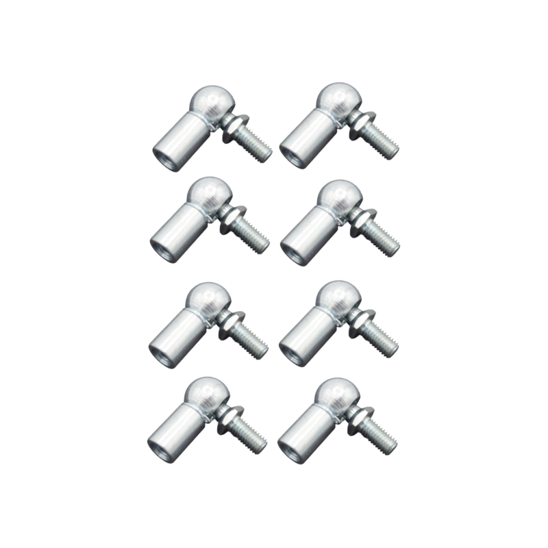 M8 Winkelgelenk Kugelgelenk CS für Gasdruckfeder - Kugeldurchmesser 13 mm - 8 Stück - YOU.S Original