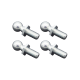 Kugelzapfen Kugelkopf Kugelbolzen M10 Ø 16 mm für Gasdruckdämpfer - 4 Stück - YOU.S Original