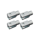Gabelkopf M10 Ø 10 mm Gesamtlänge: 52 mm für Gasdruckfeder - 4 Stück - YOU.S Original