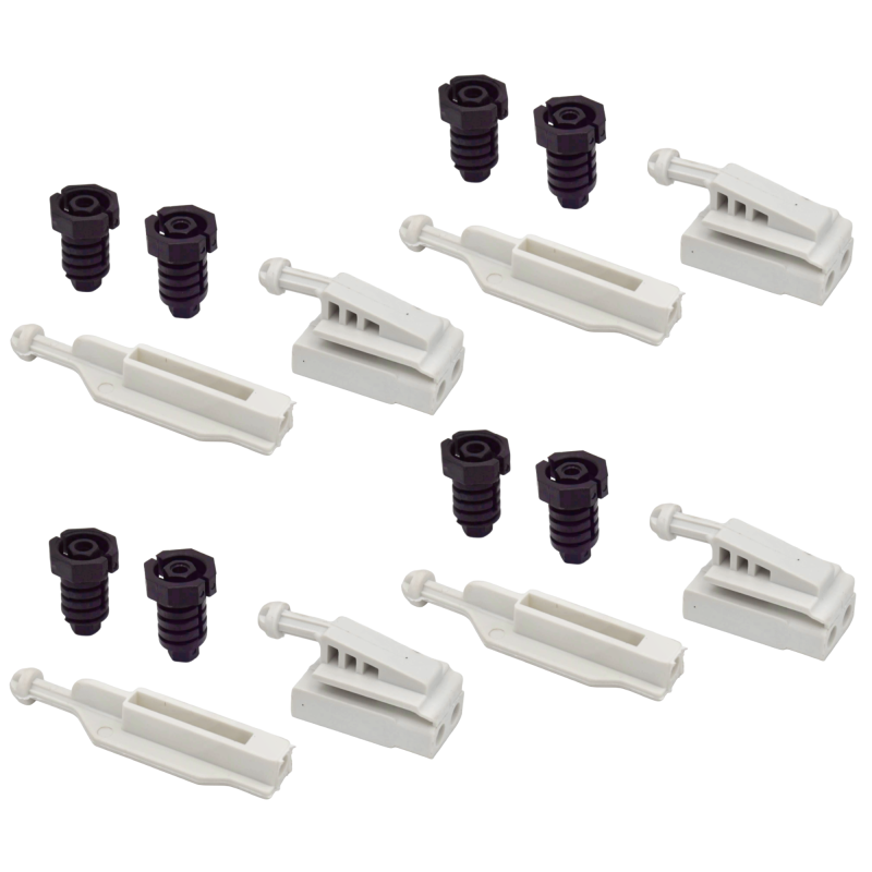 Scheinwerfer Einstellelement Set kompatibel mit BMW 5er / 5er Touring (E39) Bj. 2000-2003 für Facelist - 4 x YOU.S Original