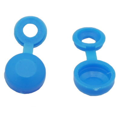 10 Stück Kennzeichenhalter Kappen Schraubenkopf Ø 10 mm in Blau für PKW LKW Motorrad YOU.S Original