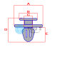 20 x Türverkleidung Türpappen Innentür Clips kompatibel mit Mercedes W114 W123 C208 - A0039884178 YOU.S Original