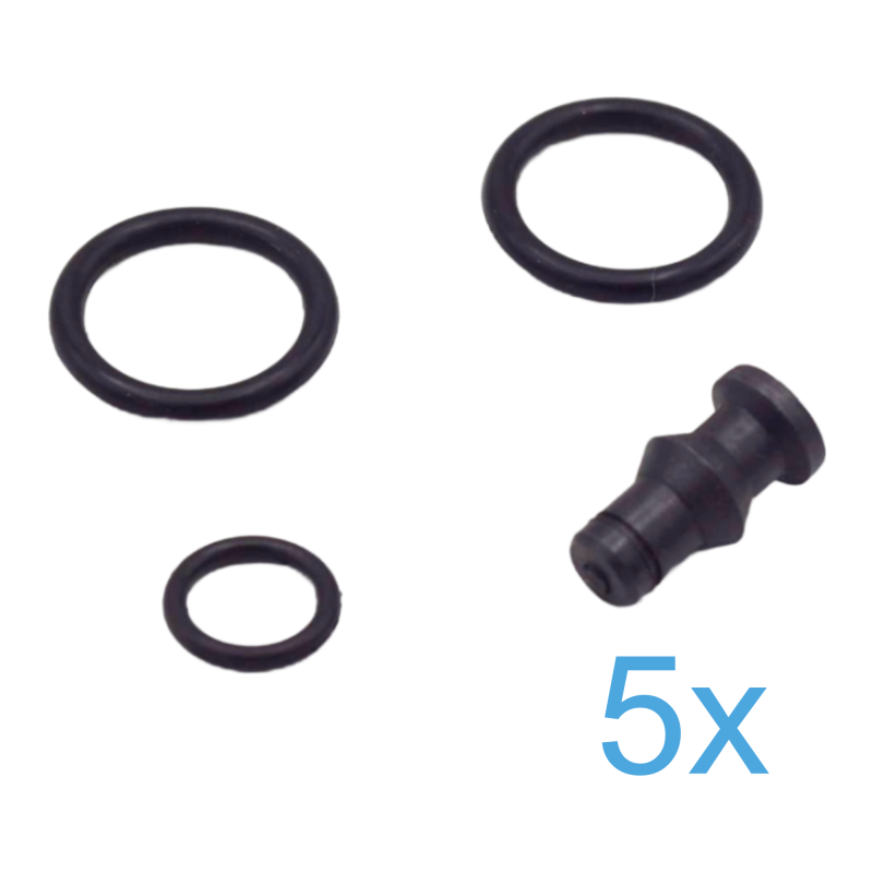 5 x Pumpe Düse Reparatursatz Dichtsatz kompatibel mit Audi Chrysler Dodge Jeep Mitsubishi Skoda VW - 03G198051A YOU.S Original