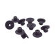 40 x Kunststoffmuttern Unterboden kompatibel mit VW Phaeton 3D1 Touran 1T1 5T1 1T3 Derby 80 - N90474001 YOU.S Original
