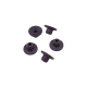 100 x Kunststoffmuttern Unterboden kompatibel mit VW Phaeton 3D1 Touran 1T1 5T1 1T3 Derby 80 - N90474001 YOU.S Original