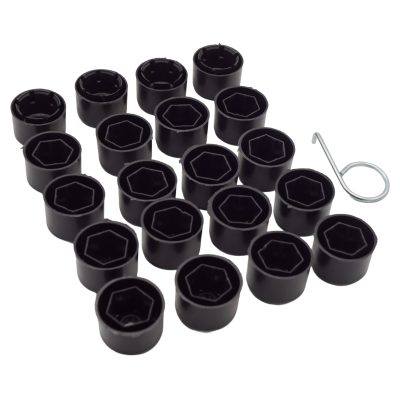 20 x Radschraubenkappen Diebstahlschutz 17mm kompatibel mit Seat Toledo III 5P2 Skoda Citigo NF1 NE1 - 1K0601173A YOU.S Original