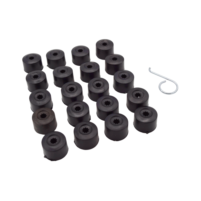 20 x Radschraubenkappen Diebstahlschutz 17mm kompatibel mit VW Caddy II III IV Multivan VI CC - 1K0601173A YOU.S Original