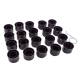 20 x Radschraubenkappen Abdeckung 17mm kompatibel mit VW Tiguan Touareg Touran - 1K0601173 YOU.S Original