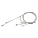 Fensterheber 8R3Z-7630306-AA Hinten RECHTS LINKS Reparatursatz kompatibel mit Ford Mustang MK5 YOU.S Original