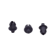 10 x Spreiznieten Karosserie kompatibel mit Audi 50 863 Seat Ibiza I 6K1 VW Polo 86 Golf I 17 - N0385501 YOU.S Original