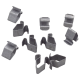 10 x Steckklammern kompatibel mit Skoda Citigo NF1 Elroq PYL Fabia II 542 Yeti 5L - 4A0867276B YOU.S Original
