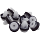 100 x Befestigungsclips Türverkleidung kompatibel mit Peugeot 2008 I CU 307 CC 4B 407 6D - 9341PF YOU.S Original
