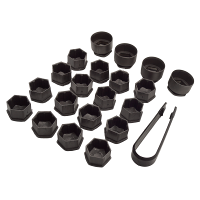 20 x Radschraubenkappen Diebstahlschutz 17mm grau 4F0601173A kompatibel mit Audi A1 A2 A3 YOU.S Original