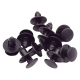 100 x Befestigungsclips Kotflügel kompatibel mit Opel Adam M13 Astra J P10 Corsa E X15 - 11612035 YOU.S Original
