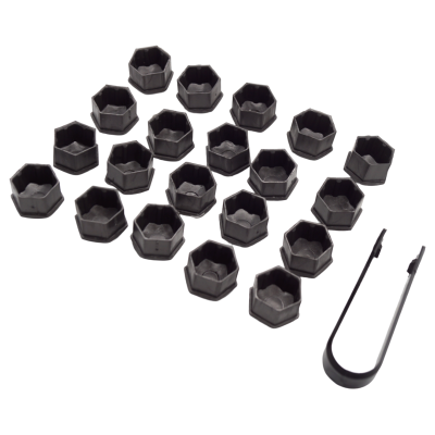 20 x Radschraubenkappen 17mm grau 321601173A kompatibel mit Audi A1 A2 A3 YOU.S Original