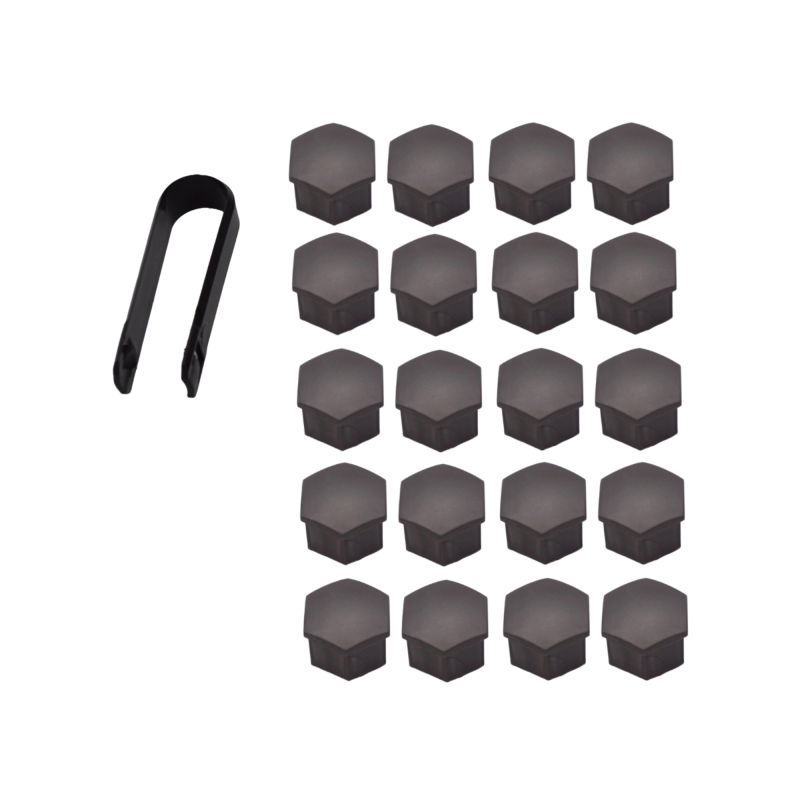 20 x Radschraubenkappen 17mm grau 321601173A kompatibel mit Audi A6 A7 A8 TT YOU.S Original