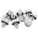100 x Befestigungsclips Türverkleidung kompatibel mit BMW 3 F34 4 F36 5er F90 6 F06 7er F01 - 7147145753 YOU.S Original