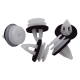 20 x Befestigungsclips mit Dichtung kompatibel mit BMW 3er E46 5er E60 7er E65 X5 E53 - 51418224768 YOU.S Original