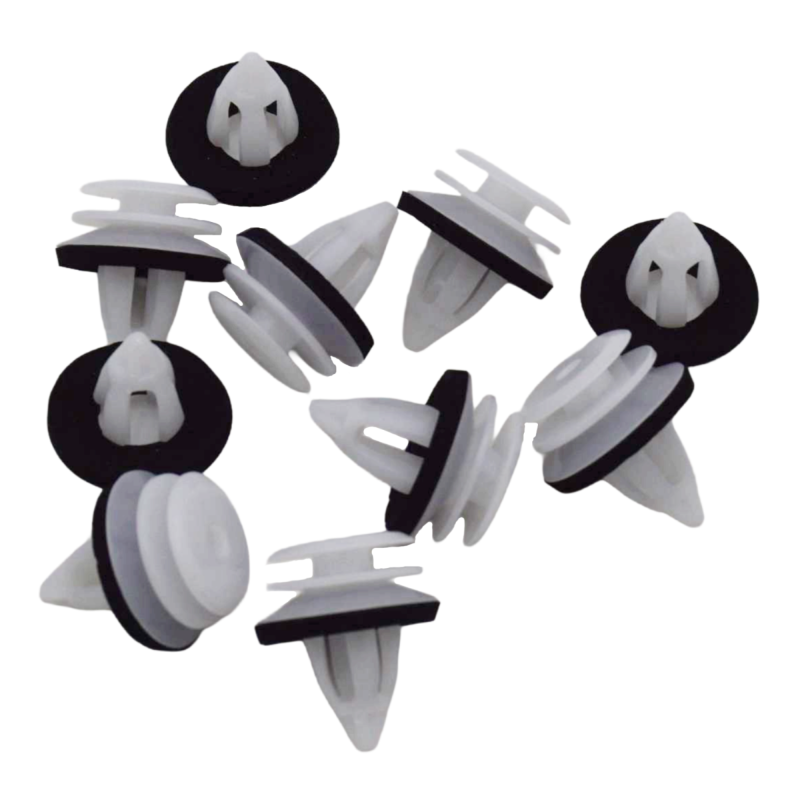 40 x Befestigungsclips mit Dichtung kompatibel mit BMW 3er E46 5er E60 7er E65 X5 E53 - 51418224768 YOU.S Original