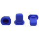 50 x Tüllen Emblem kompatibel mit Audi 50 863 VW Polo 80 Passat 32 Golf I 17 Jetta I 16 - 191853615A YOU.S Original
