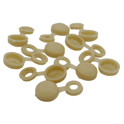 10 Stück Kennzeichenhalter Kappen Schraubenkopf Ø 10 mm in Beige für PKW LKW Motorrad YOU.S Original
