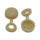 40 Stück Kennzeichenhalter Kappen Schraubenkopf Ø 10 mm in Beige für PKW LKW Motorrad YOU.S Original