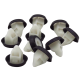 50 x Spreizmuttern Heckstoßstange kompatibel mit VW Passat 362 Skoda Fabia III NJ Porsche Macan 95B - N10621301 YOU.S Original