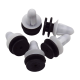 40 x Verkleidungsclips A-Säule kompatibel mit Seat Ibiza IV 6J VW Golf V 1K1 Skoda Rapid NH - 3C0867333 YOU.S Original