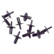 50 x Spreizniete Stoßstange Clips kompatibel mit BMW E36 E46 E39 E81 E82 E87 X3 51111944537 YOU.S Original