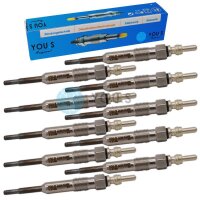 10 Stück YOU.S Original Glühkerzen kompatibel mit VW kompatibel mit TOUAREG (7LA, 7L6, 7L7) 5.0 TDI