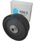 YOU.S Original Riemenscheibe Kurbelwelle kompatibel mit BMW 1er (E87) 3er (E46) (E90) (E91) 5er (E60) (E61) X3 (E83)