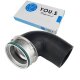 YOU.S Original Turboschlauch Ladeluftschlauch kompatibel mit FORD kompatibel mit SEAT kompatibel mit VW 1.9 TDI - 7M3145708B