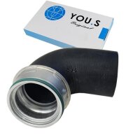 YOU.S Original Turboschlauch Ladeluftschlauch kompatibel mit AUDI kompatibel mit SKODA kompatibel mit VW 1.9 TDI 2.0 TDI - 3B0145838A