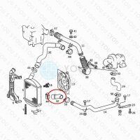 YOU.S Original Turboschlauch Ladeluftschlauch für MERCEDES V-KLASSE / VITO (638/2) CDI / TD - 6385282982
