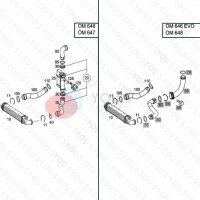 YOU.S Original Turboschlauch Ladeluftschlauch für MERCEDES E-KLASSE / T-Model CDI - 2115283182