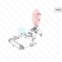 YOU.S Original Turboschlauch Ladeluftschlauch für MERCEDES-BENZ CDI - 2035283382