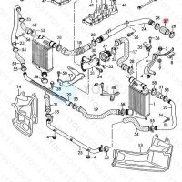 YOU.S Original Turboschlauch Ladeluftschlauch für AUDI TDI - 059145834D