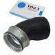 YOU.S Original Turboschlauch Ladeluftschlauch kompatibel mit AUDI Q7 kompatibel mit VW TOUAREG 3.0 TDI - 7L6145943B
