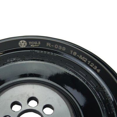 YOU.S Original Riemenscheibe Kurbelwelle kompatibel mit AUDI A4 A5 A6 A7 A8 Q5 Q7 kompatibel mit VW PHAETON/TOUAREG