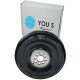 YOU.S Original Riemenscheibe Kurbelwelle kompatibel mit AUDI A4 A5 A6 A7 A8 Q5 Q7 kompatibel mit VW PHAETON/TOUAREG