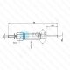 1 Stück YOU.S Original Glühkerze kompatibel mit FORD NISSAN 2.3 D 2.7 TD