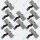 100 x YOU.S Clips Klammern Metall für Beplankung MERCEDES 124 E-Klasse (W124) (S124)