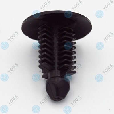 20 x YOU.S Original Universal Befestigungs Clips Tannenbaum Ø 10 mm Schwarz