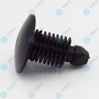 40 x YOU.S Original Universal Befestigungs Clips Tannenbaum Ø 10 mm Schwarz