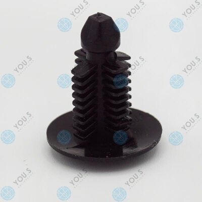 100 x YOU.S Original Universal Befestigungs Clips Tannenbaum Ø 10 mm Schwarz