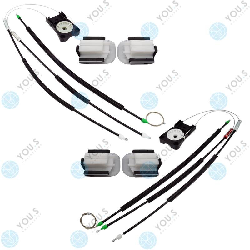 kompatibel mit FORD MONDEO IV Fensterheber Reparatursatz Seilzug - Vorne Links + Rechts