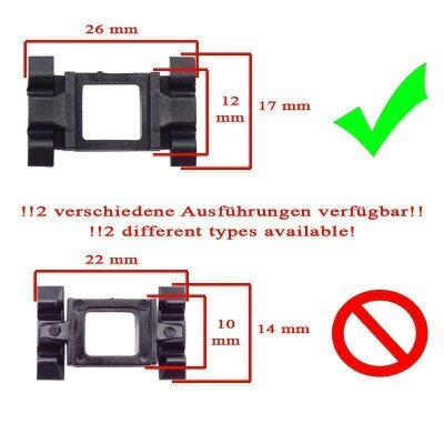 30 x YOU.S Original Seitenschweller Befestigungs Clips kompatibel mit MERCEDES W202 S202 C208 A208 W210 S210