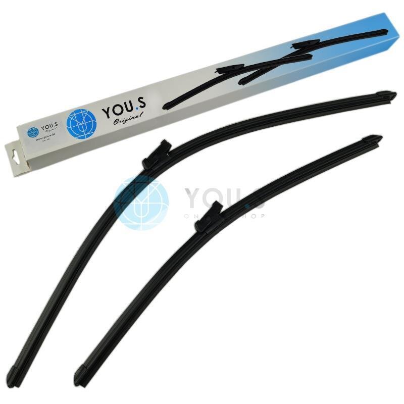 2 YOU.S SCHEIBENWISCHER VORNE 650 + 500 mm kompatibel mit AUDI A8 AUDI Q7 - 4H1955425A